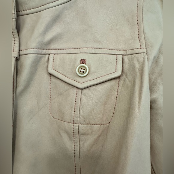 Vintage Piazza Sempione Cropped Leather Jacket - Picture 6 of 6